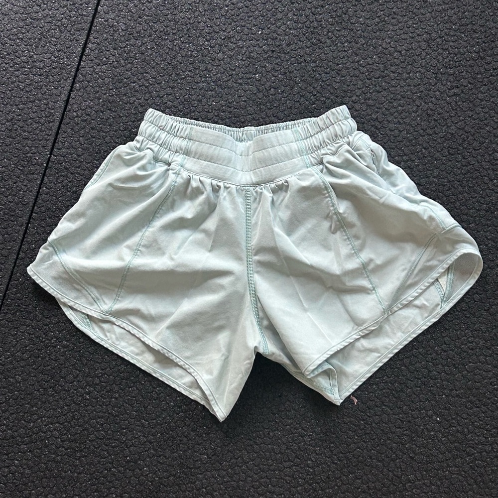 Lululemon Light Green Hottie Hot Shorts